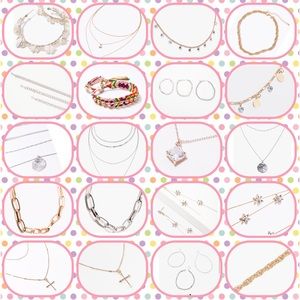 Unisex jewelry clothing accessories bags slippers socks lip gloss makeup crafts